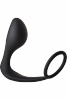 Dream Toys FANTASSTIC ANAL PLUG WITH COCKRING BLACK - korek analny z pierścieniem (czarny) Dream Toys FANTASSTIC ANAL PLUG WITH COCKRING BLACK - korek analny z pierścieniem (czarny)